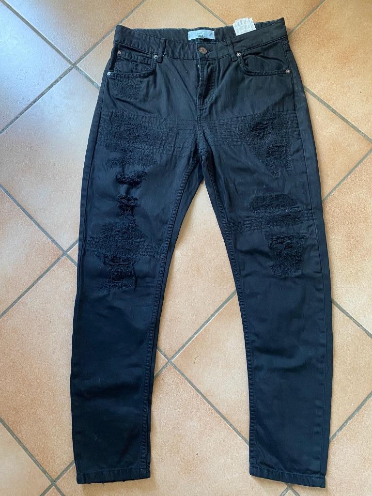 MNG Mango jeans noir Angie Boyfriend EUR 34 XS pré-troué et, Vêtements | Femmes, Jeans, Porté, W27 (confection 34) ou plus petit