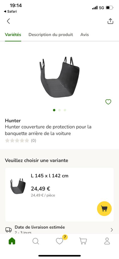 Bâche de protection banquette /coffre de voiture, Autos : Divers, Accessoires de voiture, Comme neuf, Enlèvement