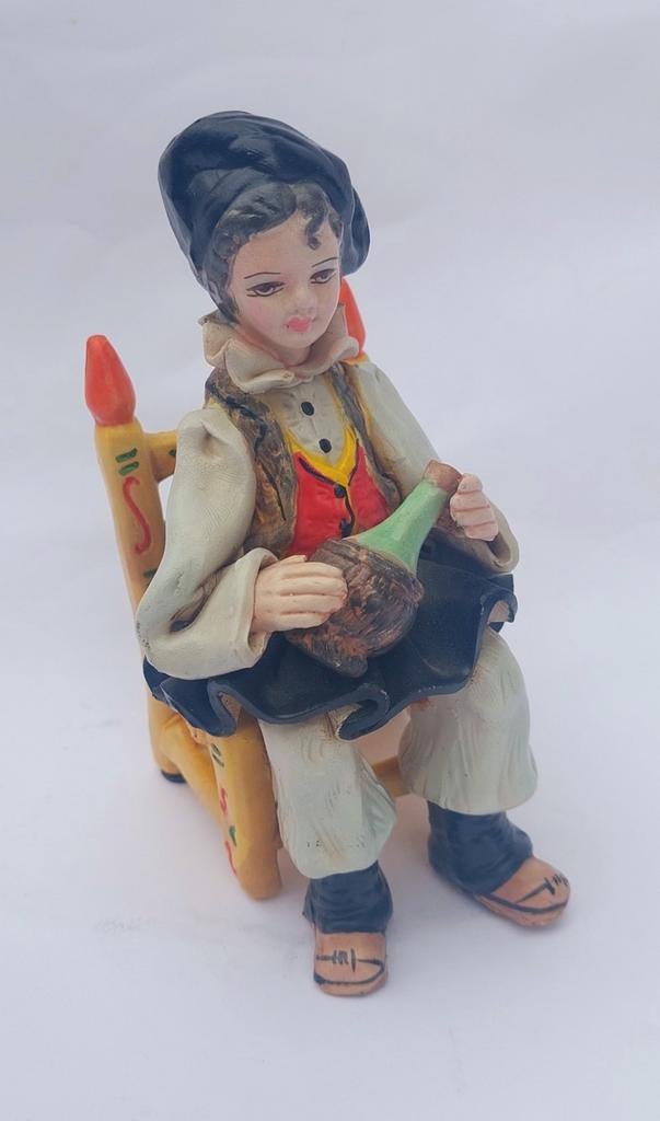 Vintage handgemaakte beeld P.Serra Olbia., Antiek en Kunst, Kunst | Beelden en Houtsnijwerken, Ophalen of Verzenden