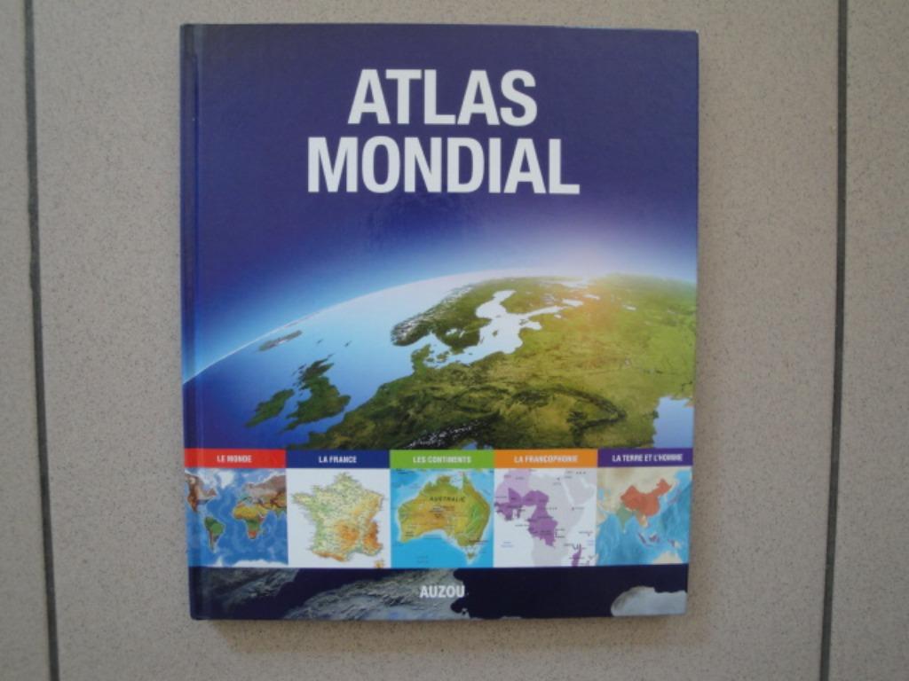 Atlas Mondial 2016, édition AUZOU, Enlèvement ou Envoi, Comme neuf, Autres atlas