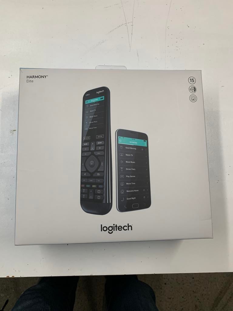Logitech Harmony Elte, Récepteur ou Amplificateur, Universel, Comme neuf, Avec écran