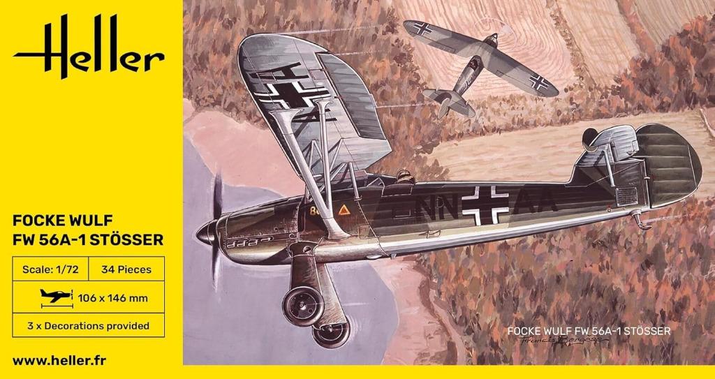 HELLER 80238 Focke Wulf FW 56A-1 Stösser échelle 1/72, Hobby & Loisirs créatifs, Modélisme | Avions & Hélicoptères, Neuf, Enlèvement ou Envoi