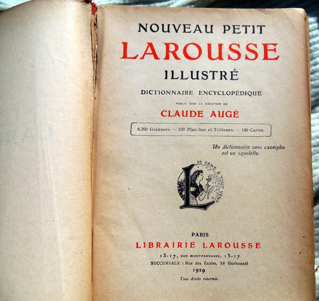 Nouveau Petit Larousse Illustré, 1929, Enlèvement