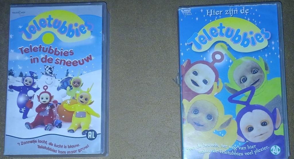 VHS: Teletubbies; Jellabies; Tweenies, Gebruikt, Alle leeftijden, Kinderprogramma's en -films, Overige typen