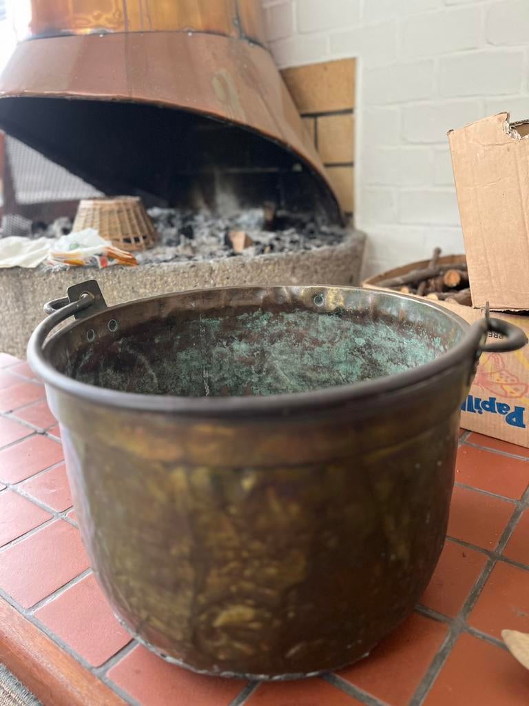 Grote koperen ketel, Enlèvement, Utilisé
