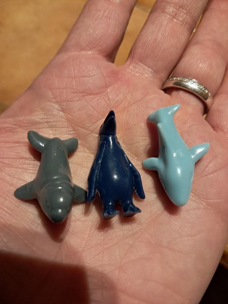 Set van 3 Antarctische dieren, Ophalen of Verzenden, Gebruikt