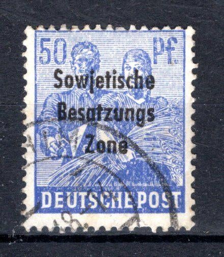 SOVJET ZONE Yt. ZS20 gestempeld 1948, Ophalen of Verzenden, Gestempeld