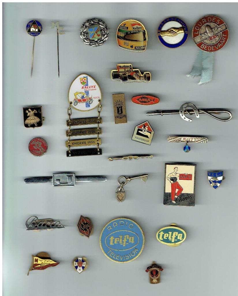 Lot de 27 pins (Collect-043), Enlèvement ou Envoi, Utilisé, Autres sujets/thèmes, Insigne ou Pin's