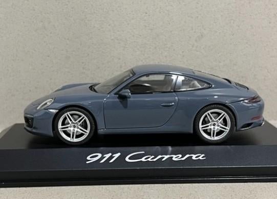 Minichamps, Porsche, 911, 991, Carrera, bleue., Enlèvement ou Envoi, Comme neuf, Voiture, MiniChamps