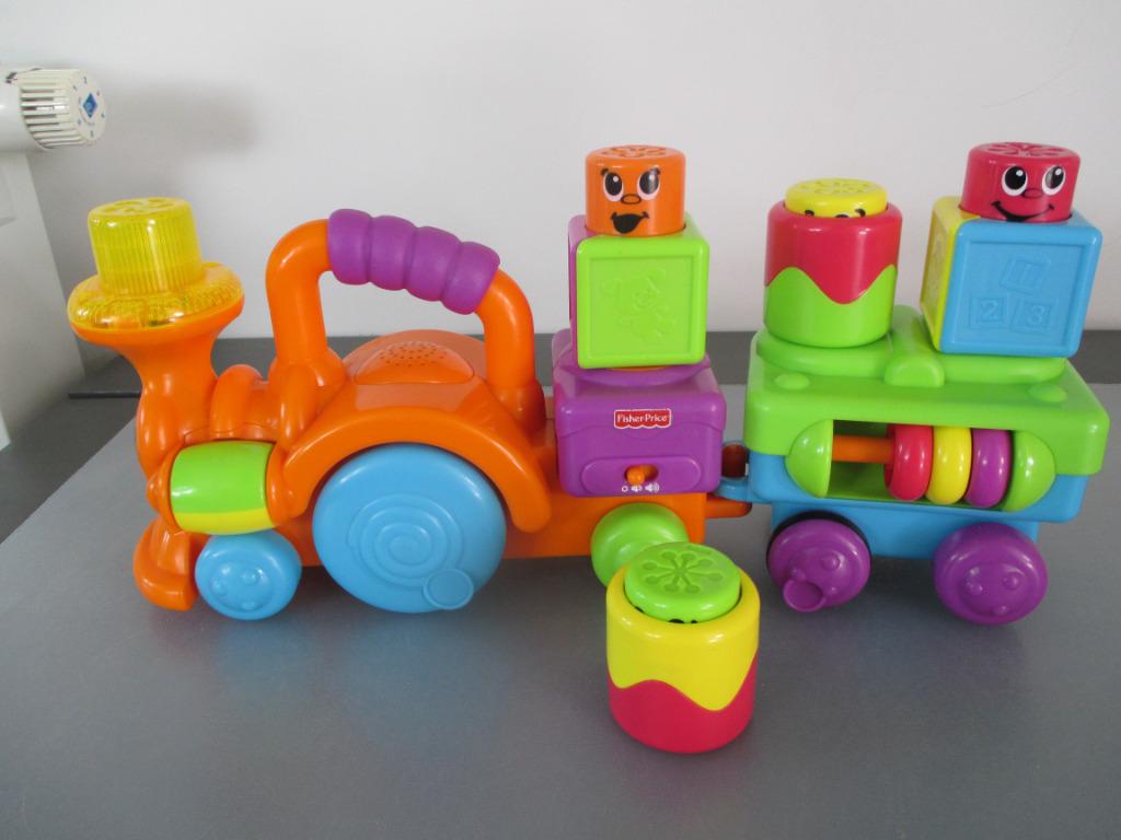 Speelgoedtrein Fisher-Price, Enlèvement ou Envoi, Comme neuf, Voiture ou Véhicule, Avec lumière