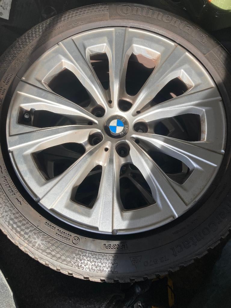 BMW Wintervelgen G20 G28 continental TS870 225/50R17 98V M+S, Auto-onderdelen, Ophalen, Gebruikt, Banden en Velgen, 17 inch