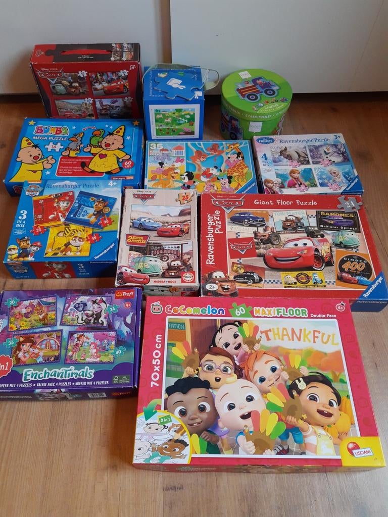 Puzzels tot 50 stuks, Enlèvement ou Envoi, 10 à 50 pièces, Utilisé, En bois