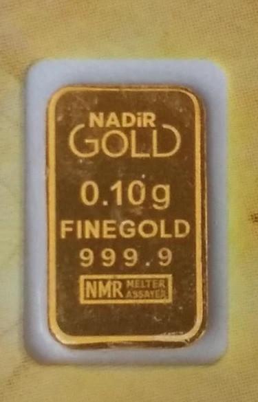 Lingot or 999 24 carats 0,1 gramme comme billet de banque, Enlèvement ou Envoi, Or