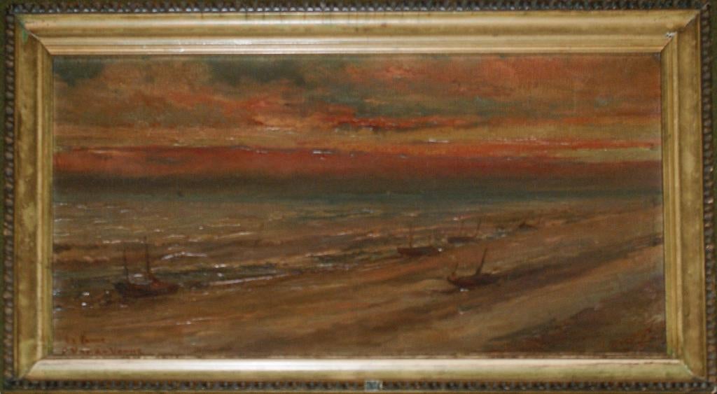 Paul Van De Venne (1870-1954): La Panne (36 x 21,5 cm), Enlèvement ou Envoi