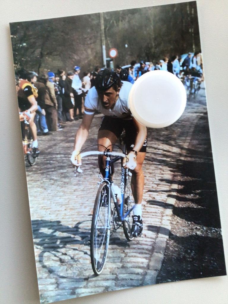 Wielerfoto wk team colnago freddy maertens, Verzenden