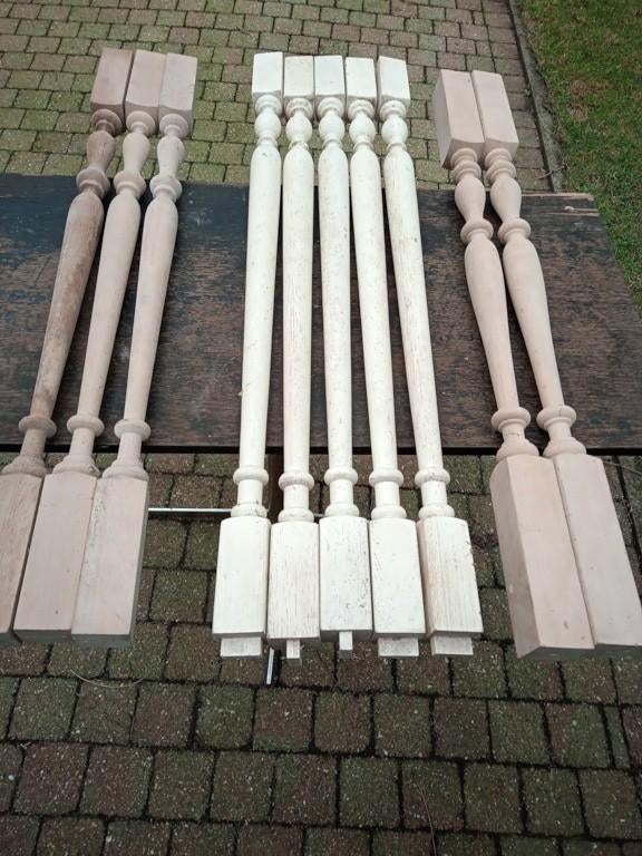 trapballusters of spijlen in eik ., Doe-het-zelf en Bouw, Ophalen, Nieuw