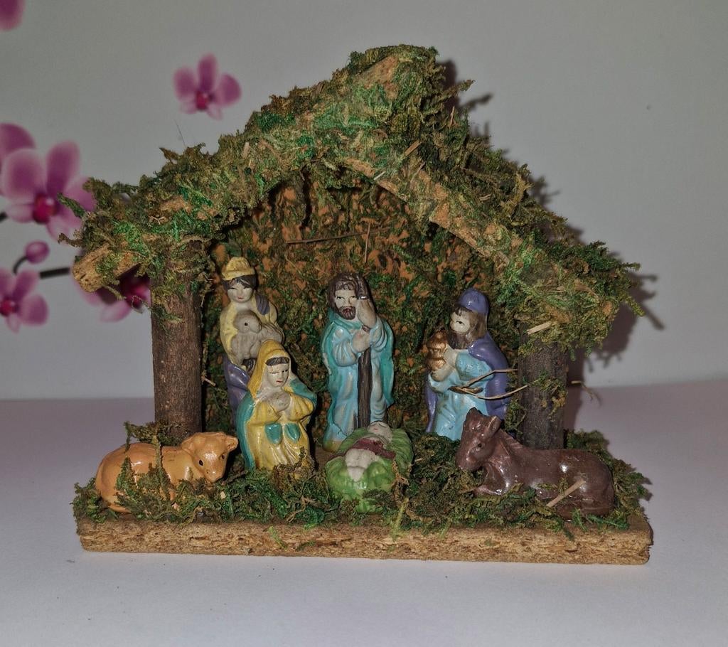 🎄 Houten Kerststal, Ophalen of Verzenden, Nieuw