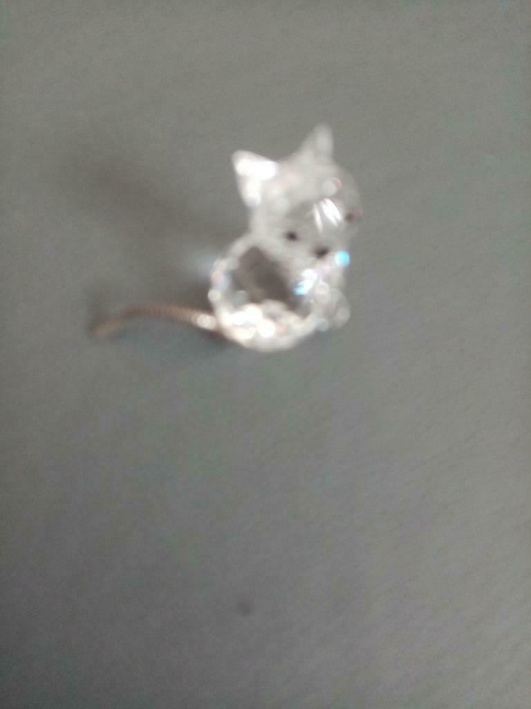 Swarovski kristal poesje met staart, Verzamelen, Swarovski, Ophalen