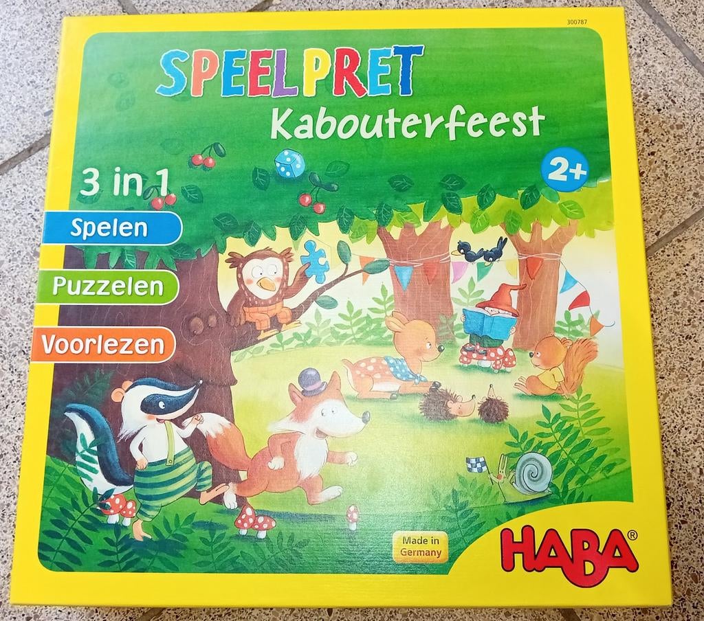 Haba "Kabouterfeest", Ophalen, Zo goed als nieuw