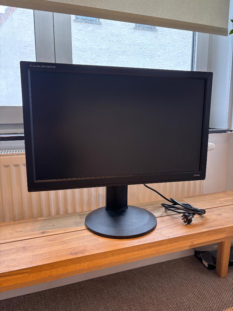 Monitor 24” Full HD monitor, Computers en Software, Monitoren, Zo goed als nieuw, 1 tot 2 ms, 61 t/m 100 Hz, TN