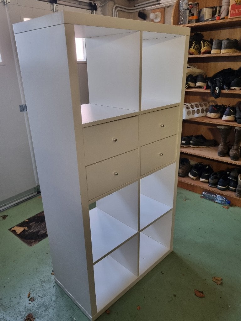 Kallax kast ikea 2x4 met 4 schuiven, Huis en Inrichting, Ophalen, Gebruikt