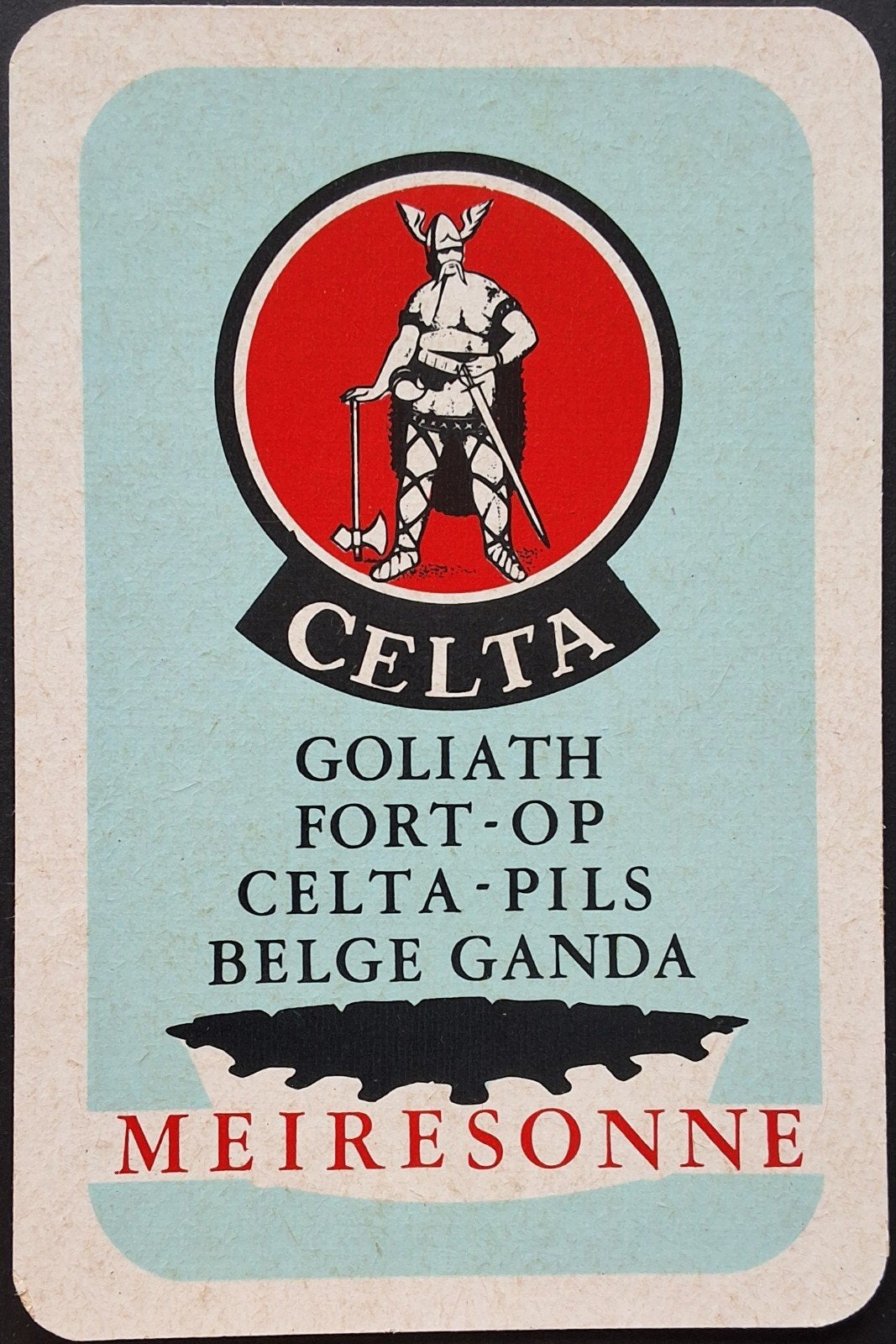 1 Speelkaart  Celta Pils, Verzamelen, Ophalen of Verzenden