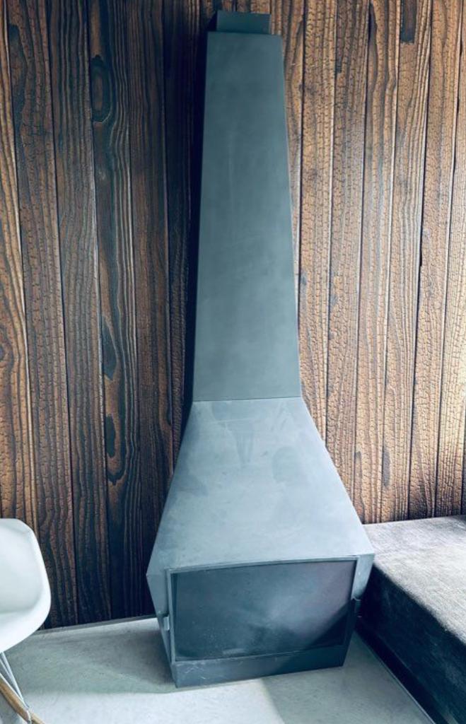 Cheminée Don bar, Enlèvement, Utilisé, Suspendu, Cheminée au bois