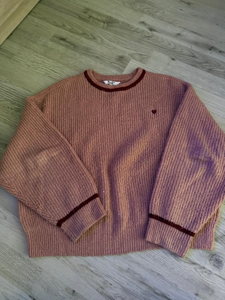Trui met een hartje, Vêtements | Femmes, Pulls & Gilets, Enlèvement, Comme neuf, Taille 38/40 (M), Rose
