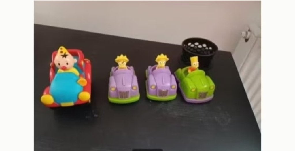 Speelgoed autootjes the simpsons, Ophalen, Gebruikt