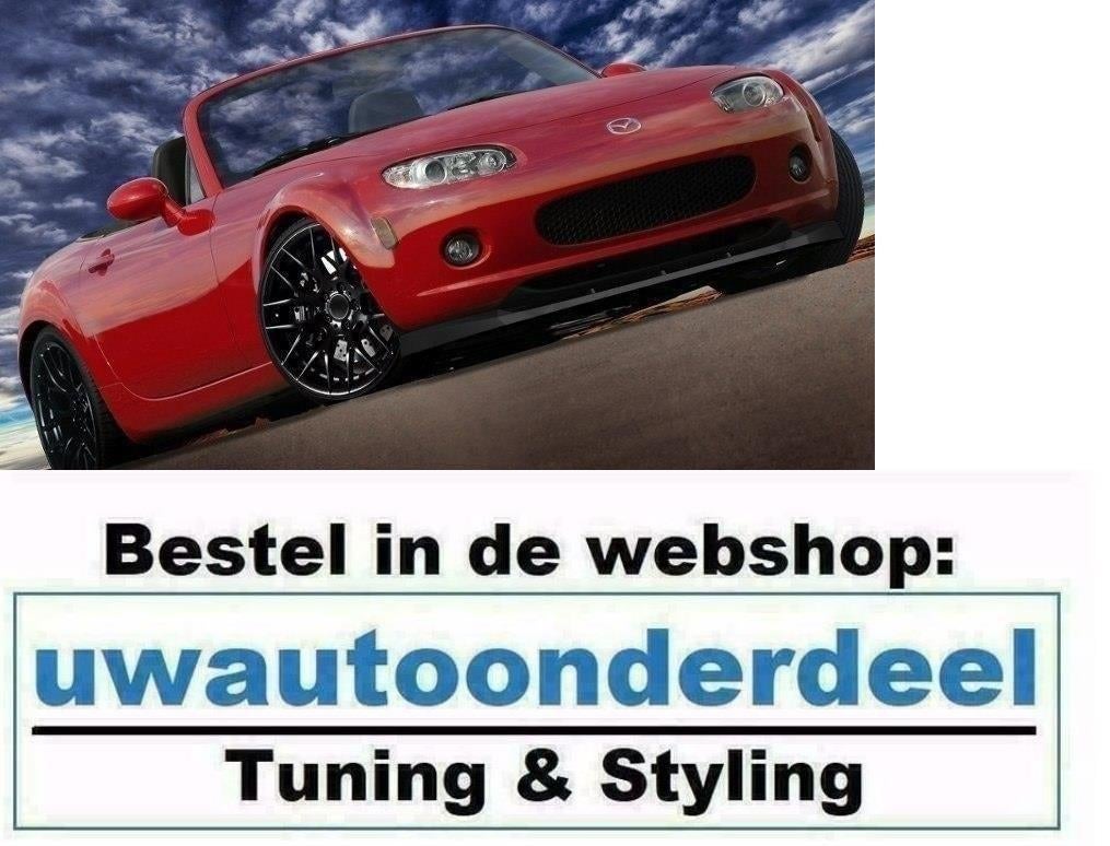 Maxton Design Spoiler Lip Splitter Voor Mazda MX5 MK3, Auto diversen, Tuning en Styling, Verzenden