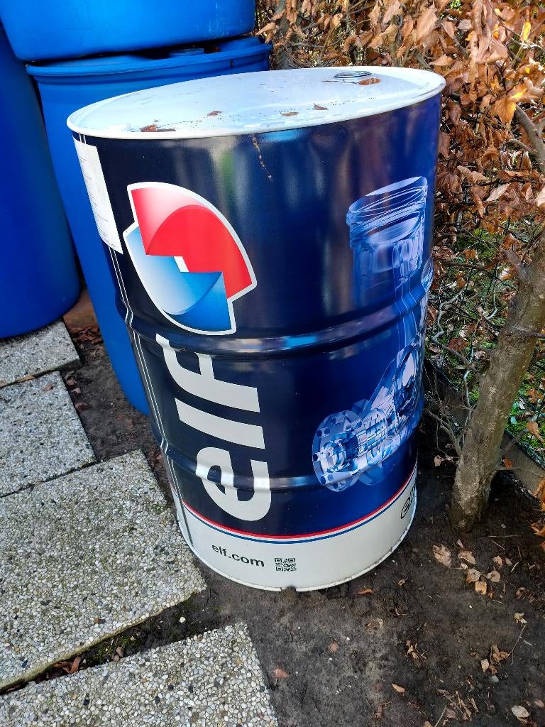 ijzeren vaten, barbecue, plastieke vaten 200 l, ibc, Tuin en Terras, Ophalen