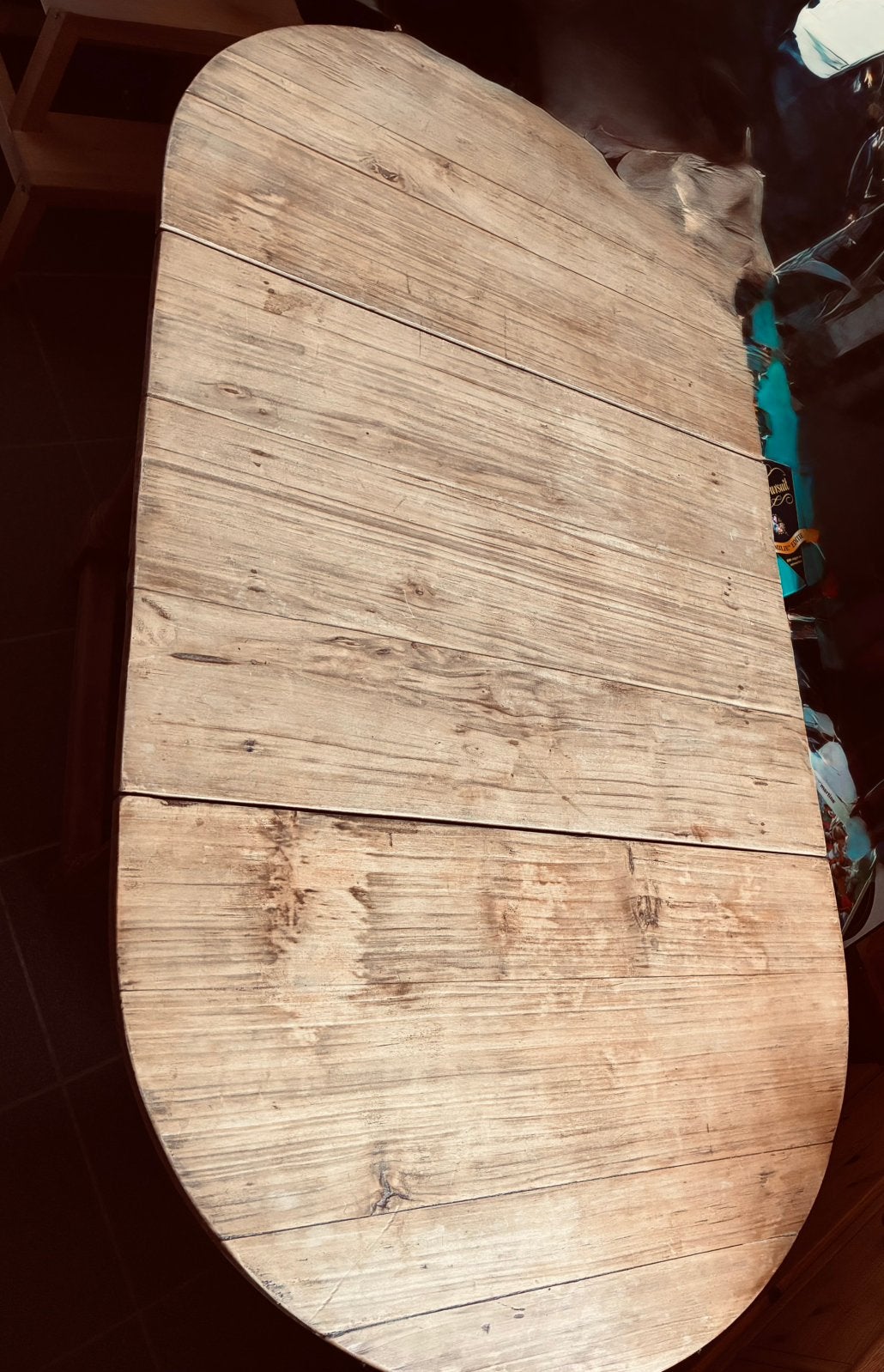 Grenen eettafel, Huis en Inrichting, Ophalen, Gebruikt, 100 tot 150 cm, 50 tot 100 cm