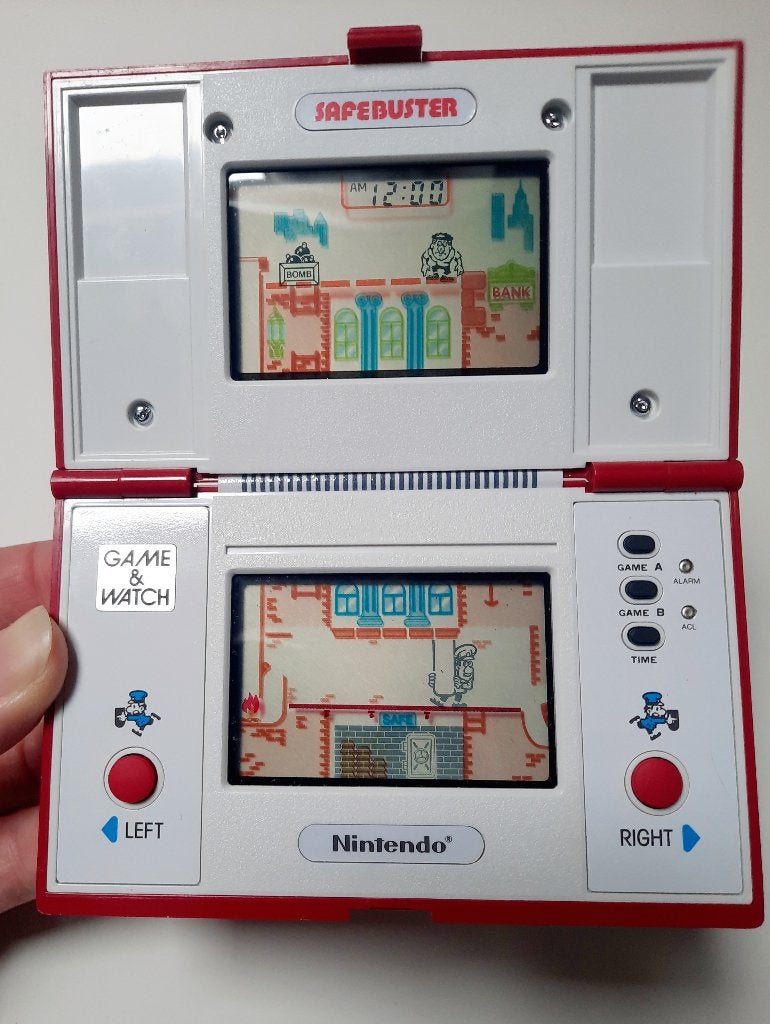 Nintendo Game & Watch Safe Buster 1988, Games en Spelcomputers, Ophalen of Verzenden, Zo goed als nieuw