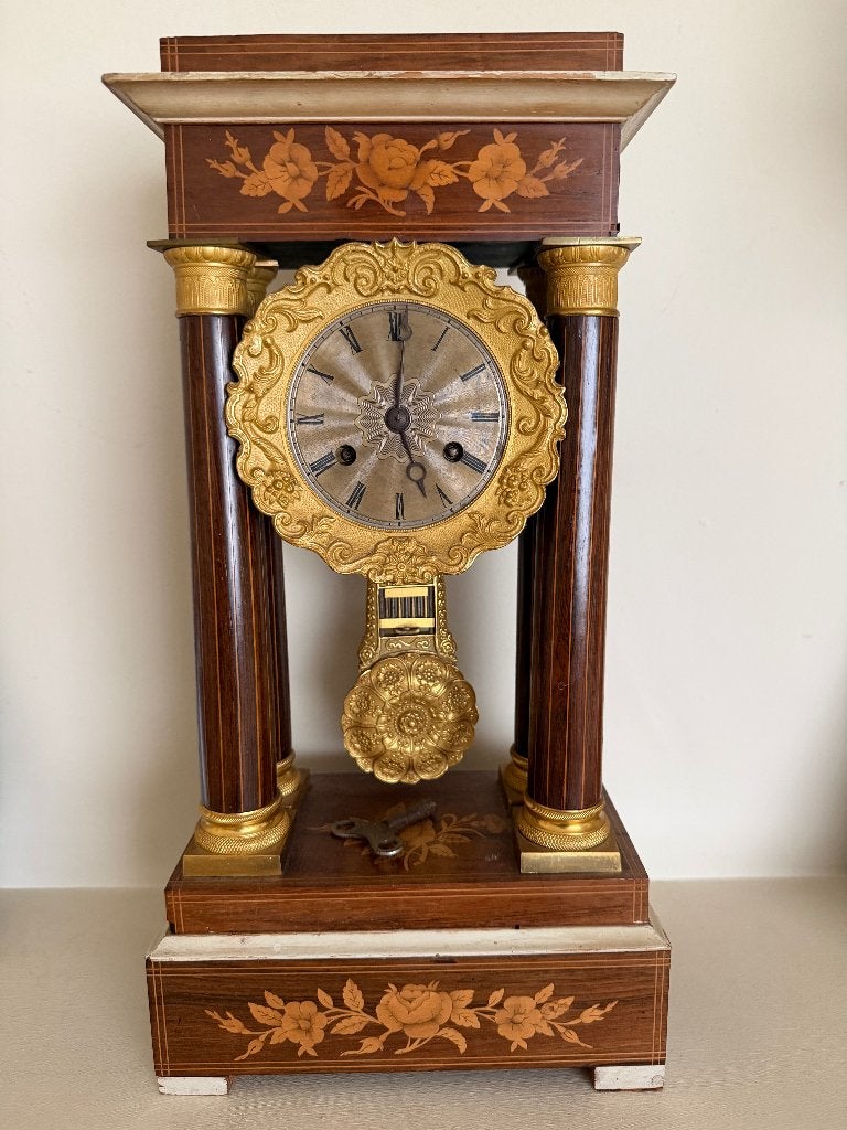 Franse Charles X kolompendule 1840, Ophalen of Verzenden