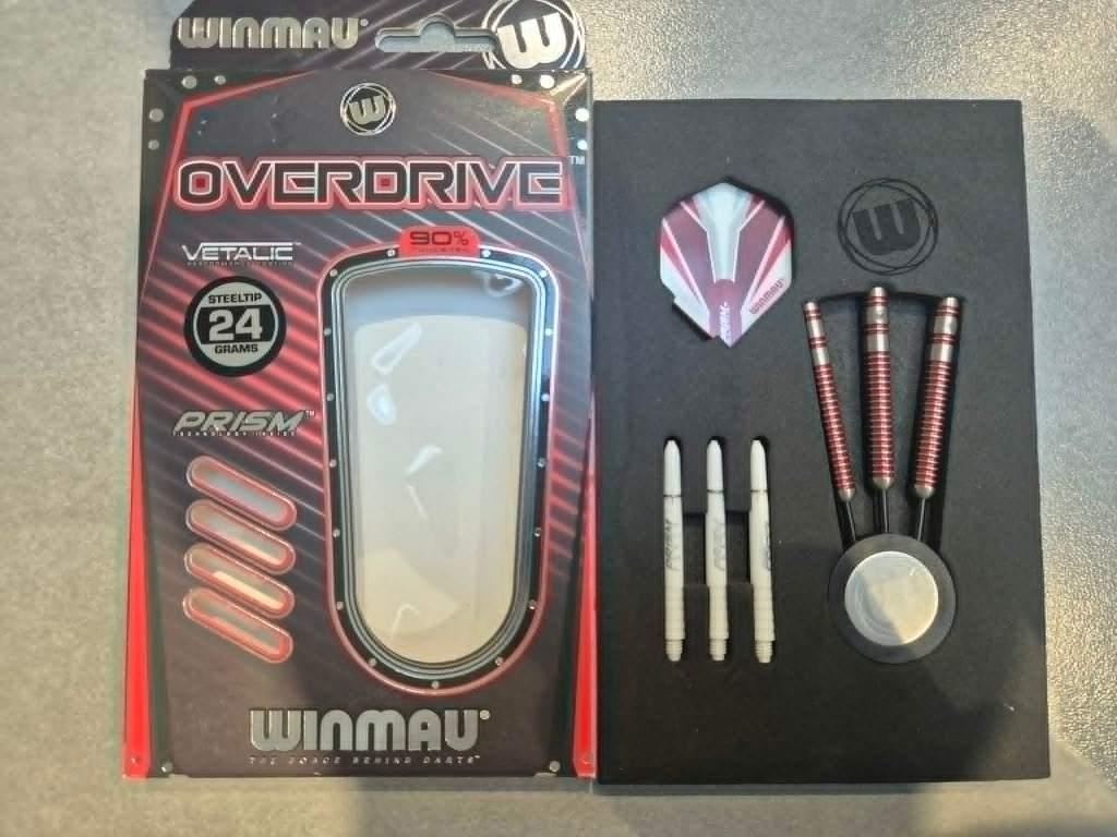 Winmau Overdrive 90% (NIEUW), Sports & Fitness, Fléchettes, Enlèvement ou Envoi, Neuf