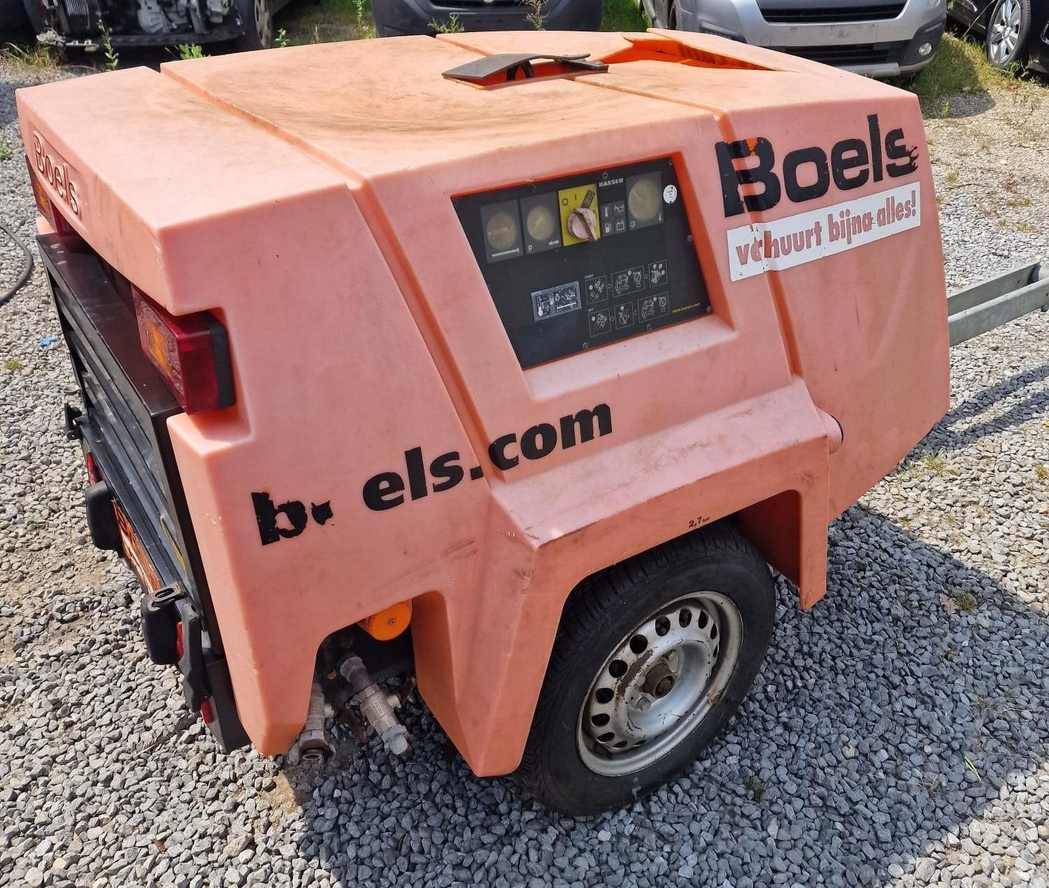 Mobiele compressor Kaeser M26 met straalketel, Doe-het-zelf en Bouw, Aggregaten, Ophalen