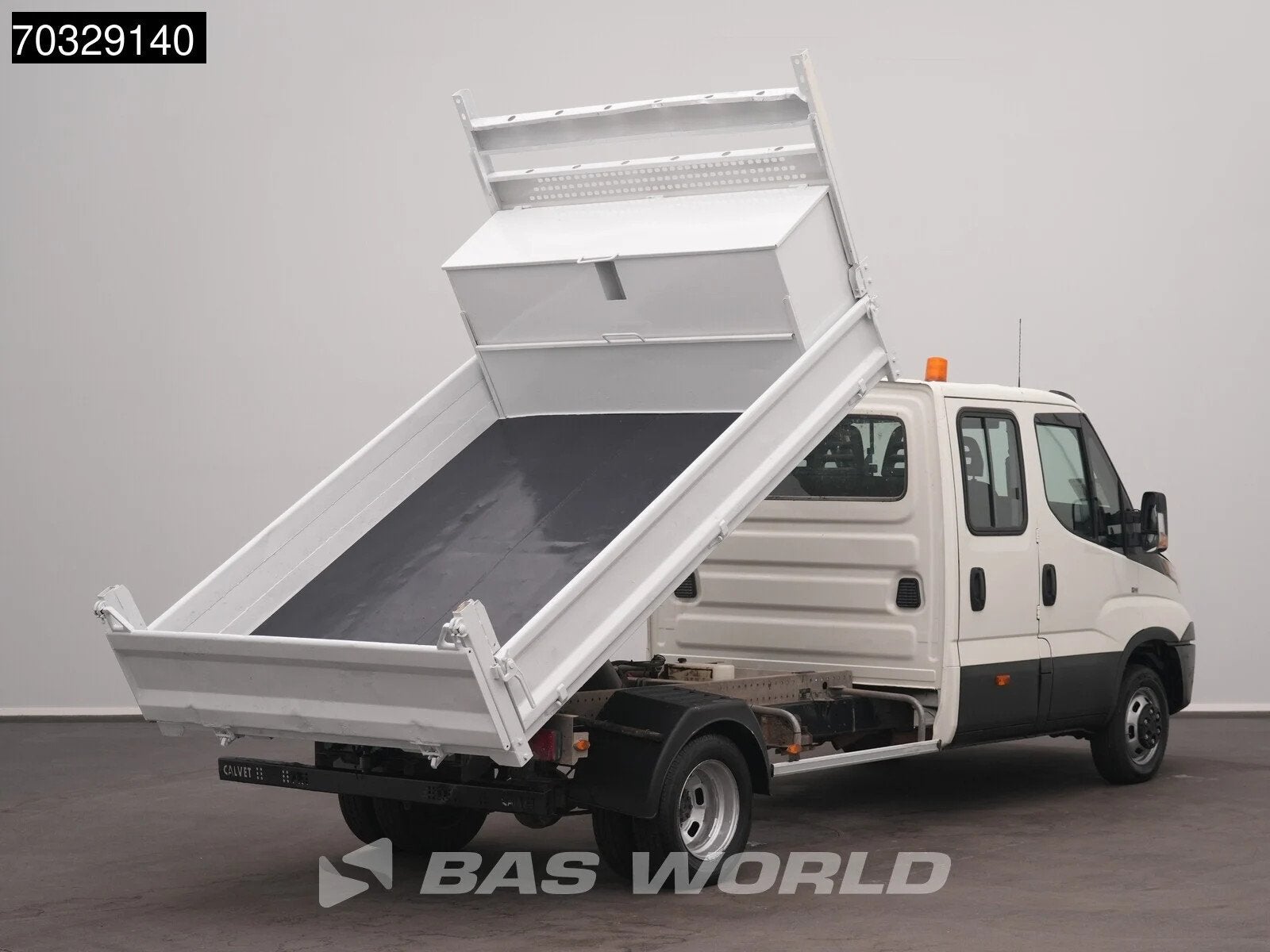 Iveco Daily 35C17 3.0L Kipper Dubbel Cabine Dubbellucht 3,5t, Auto's, Stof, Gebruikt, 4 cilinders, Iveco