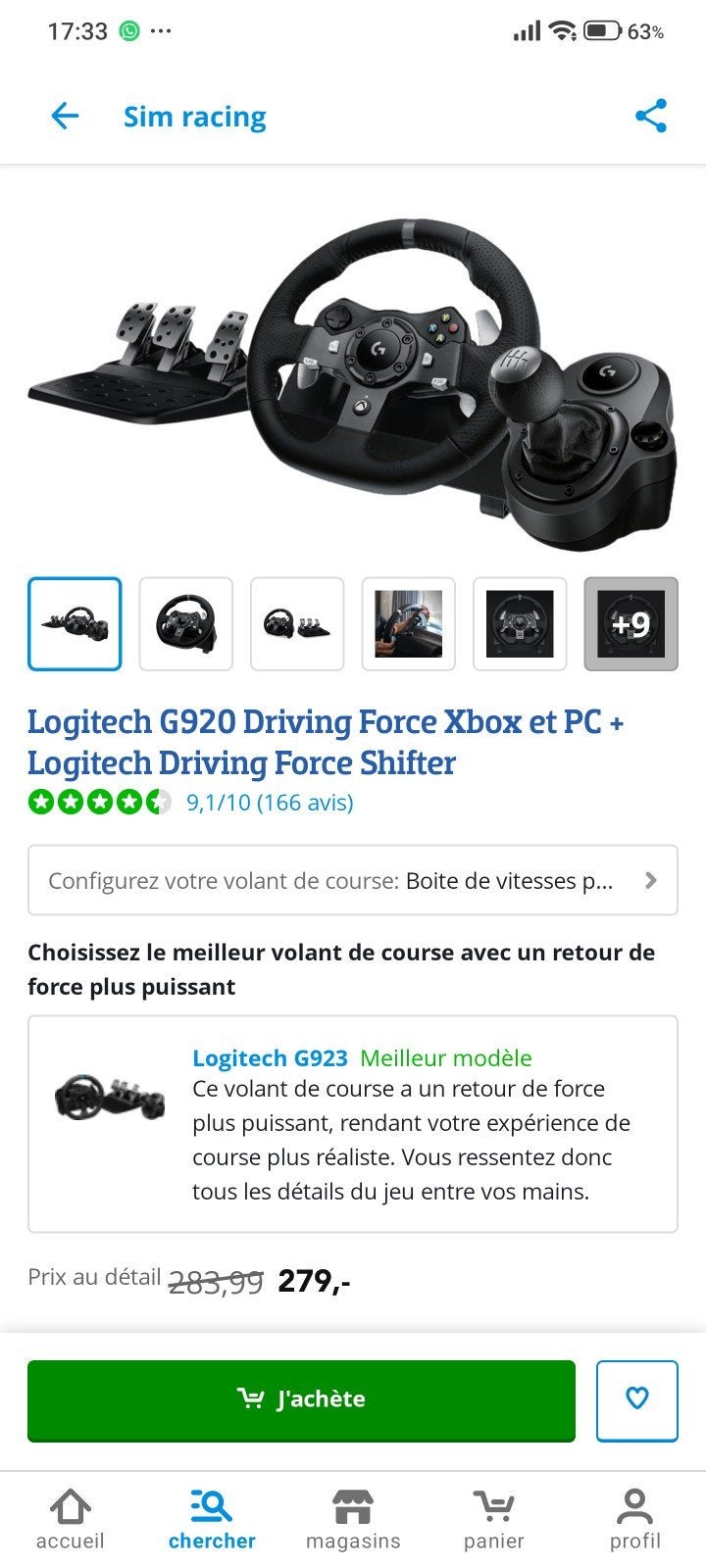 volant g920, Consoles de jeu & Jeux vidéo, Enlèvement