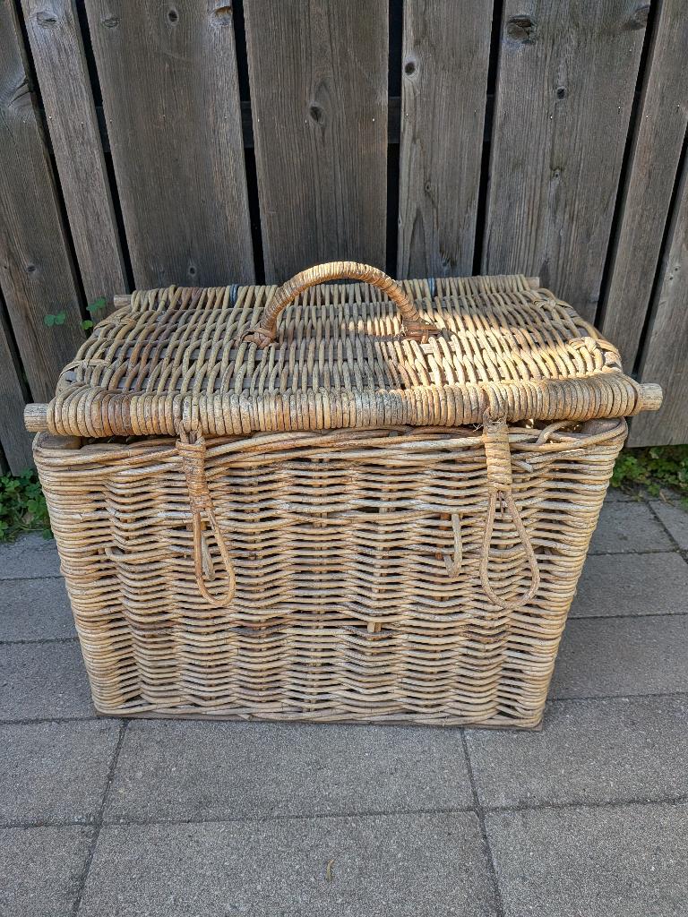 Vissersmand rotan, Ophalen, Gebruikt