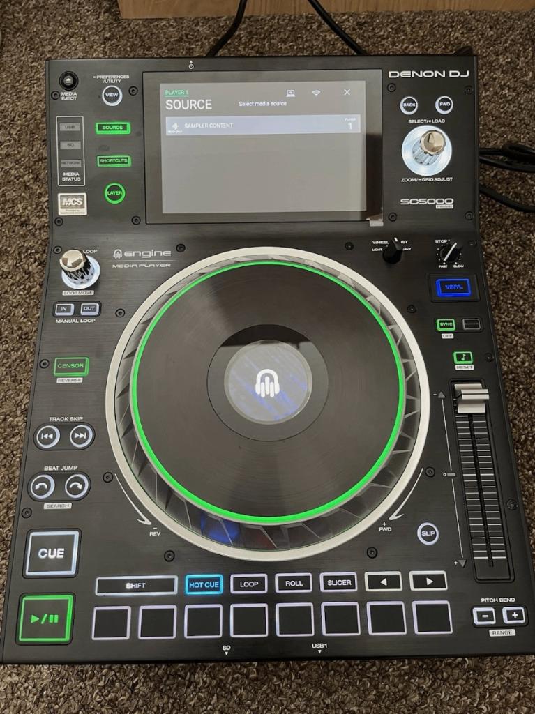 Denon DJ SC5000M Prime Professional double couche, Enlèvement ou Envoi, Utilisé, DJ-Set, Denon