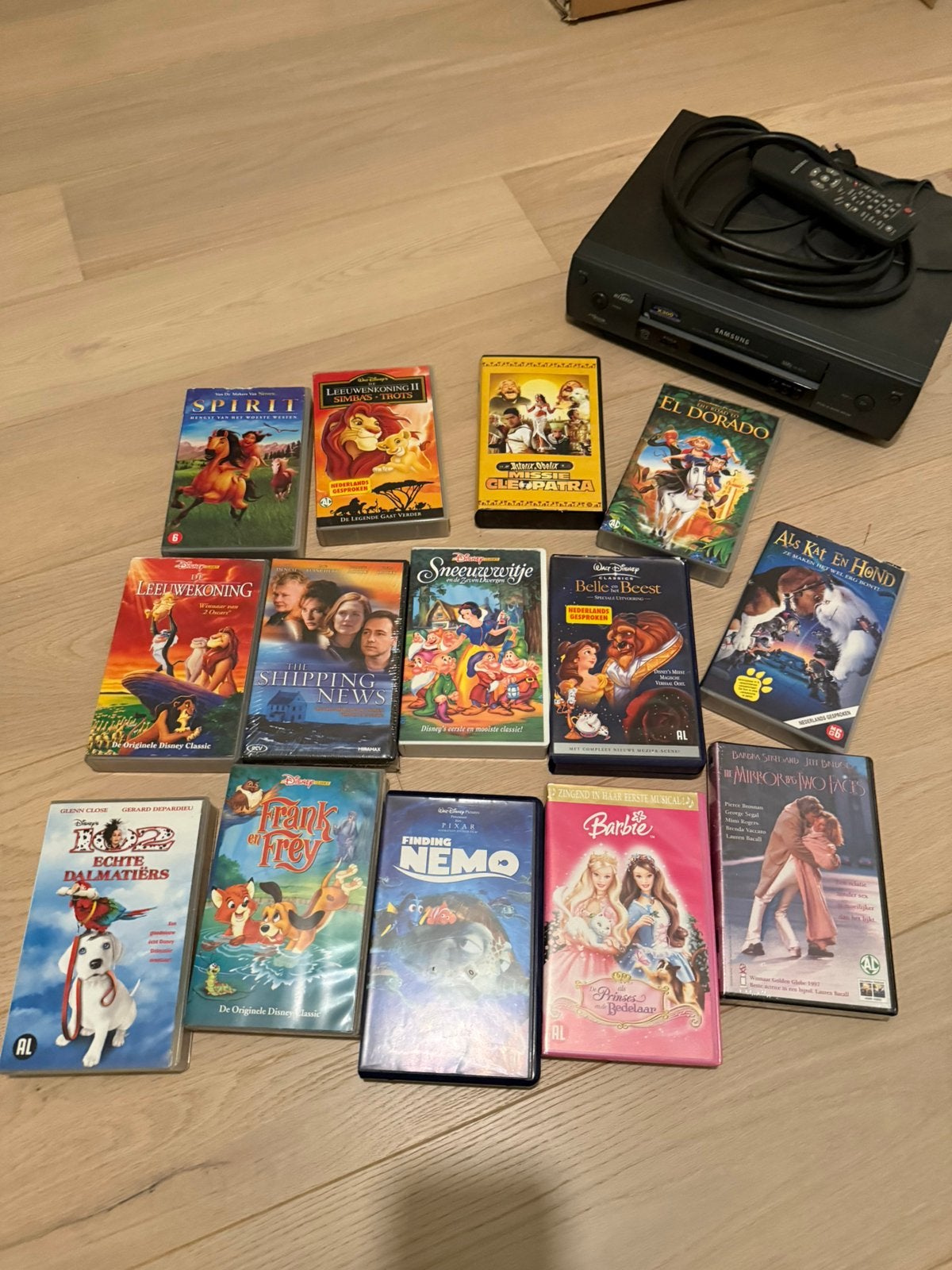 Videorecorder met video's, Cd's en Dvd's, Ophalen, Gebruikt