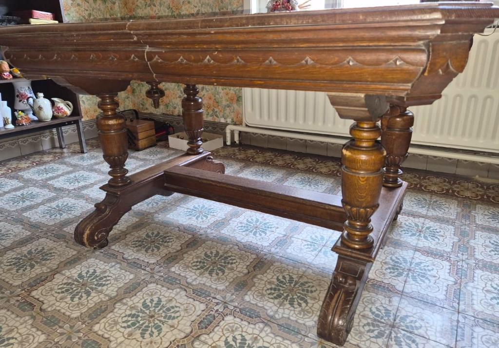 Table ancienne en chêne, Maison & Meubles, Enlèvement, Chêne