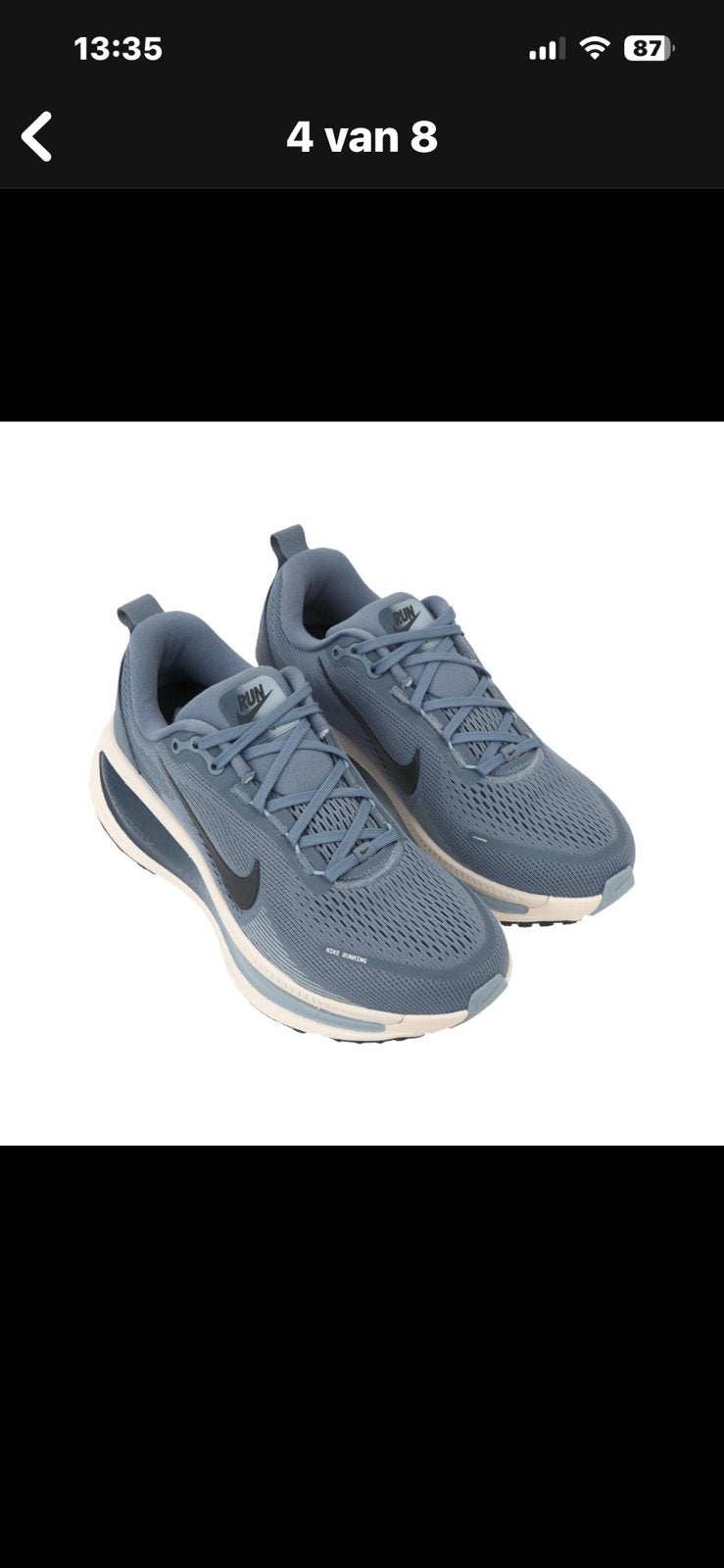 Nike Vomero 18 pour hommes en taille EU40 bleu-gris !, Neuf, Enlèvement ou Envoi, Chaussures de sport, Bleu