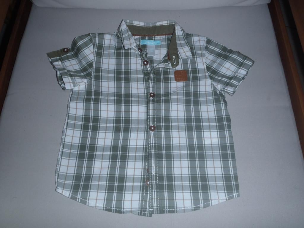 Shirt maat 74, Ophalen of Verzenden, Zo goed als nieuw, Jongetje, Overhemdje of Bloesje