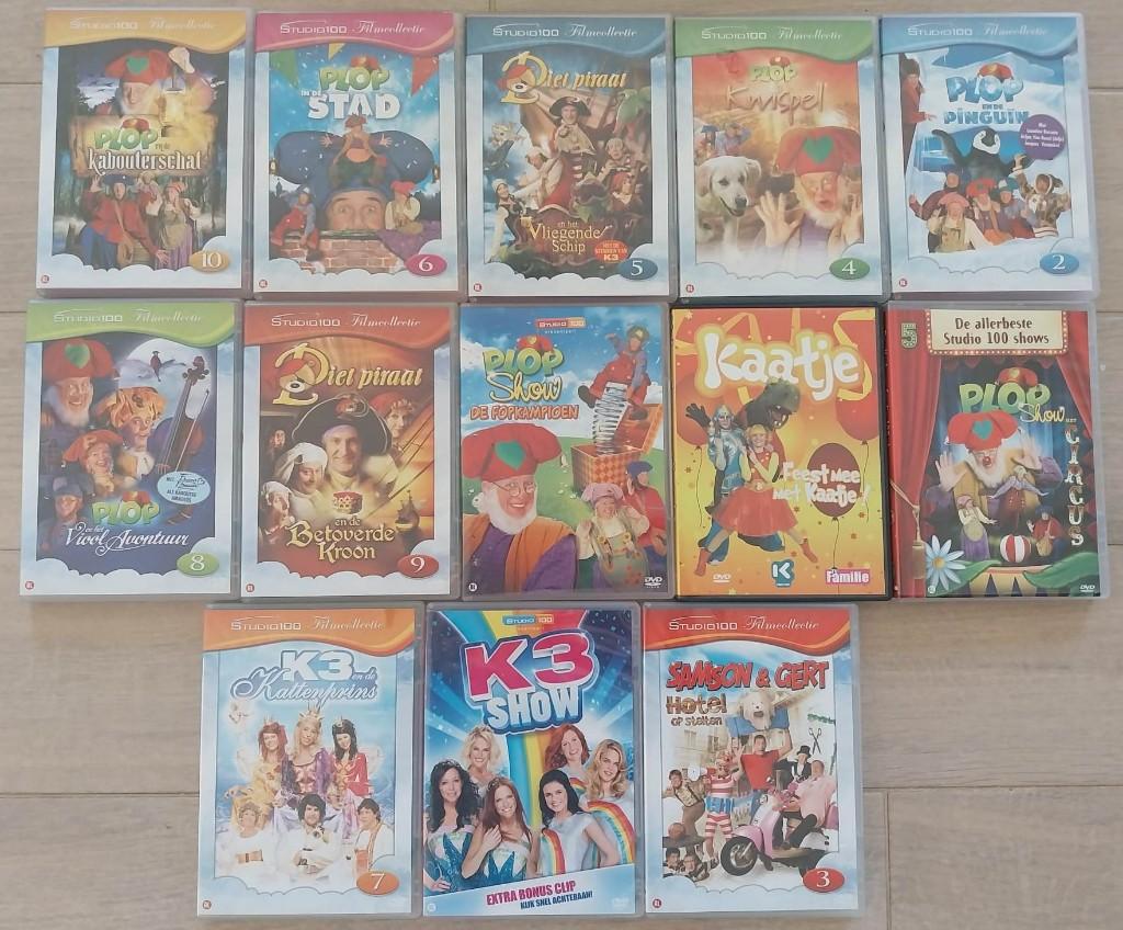 DVD's Studio 100 - 1, Cd's en Dvd's, Alle leeftijden, Poppen, Ophalen of Verzenden, Zo goed als nieuw