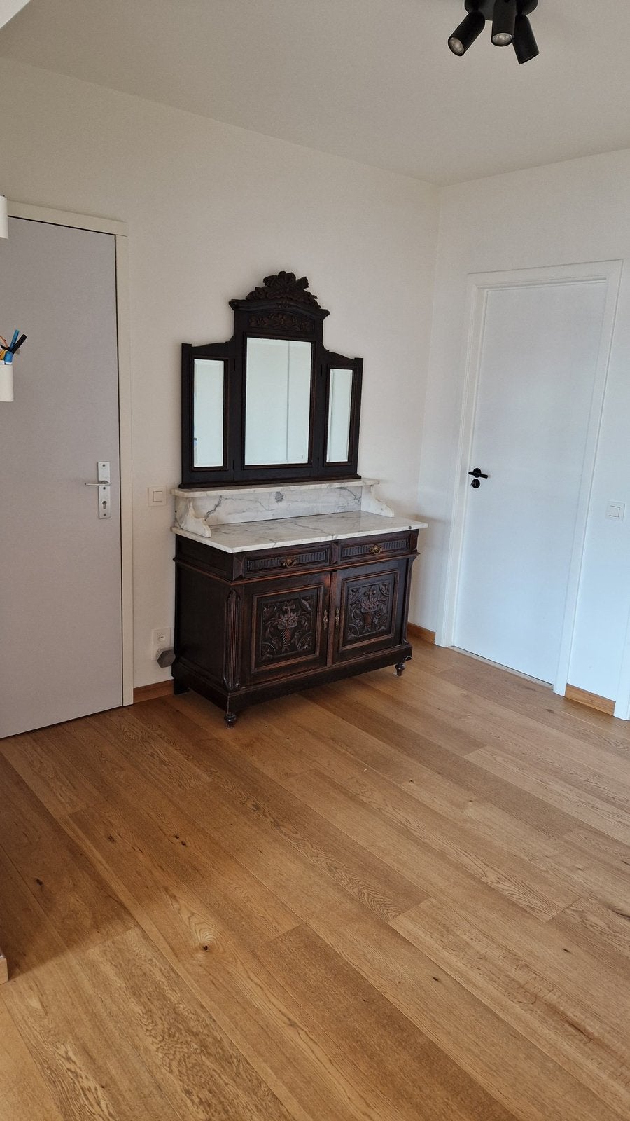 Vintage kast, Ophalen