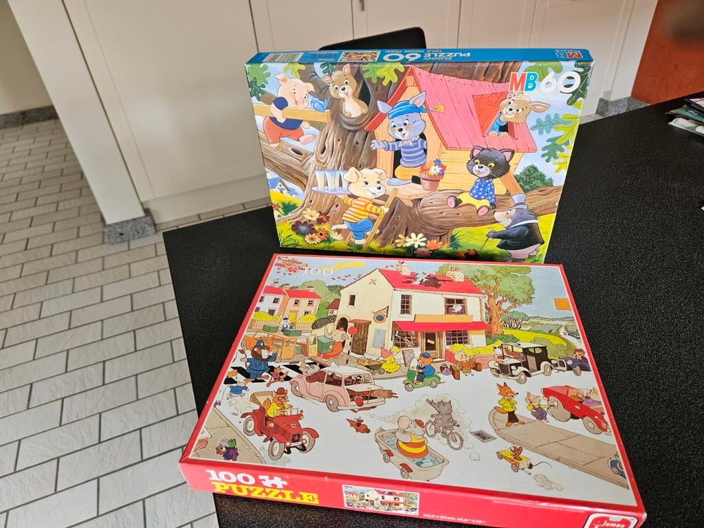 Mooie dierenpuzzels, 60 en 100 stuks, compleet en als nieuw, Ophalen