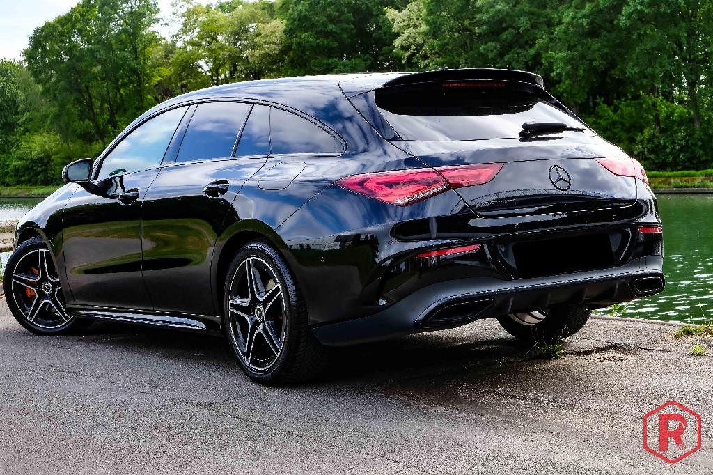 Mercedes CLA 200 Shooting Brake AMG Historique, Cuir, Achat, Entretenue par le concessionnaire, Noir
