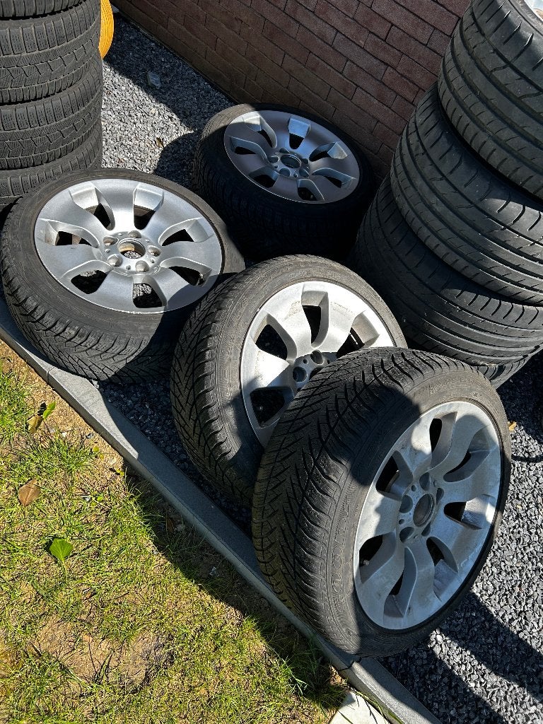 Originele bmw velgen met banden, Auto-onderdelen, Banden en Velgen, Ophalen, Gebruikt, Velg(en), 17 inch