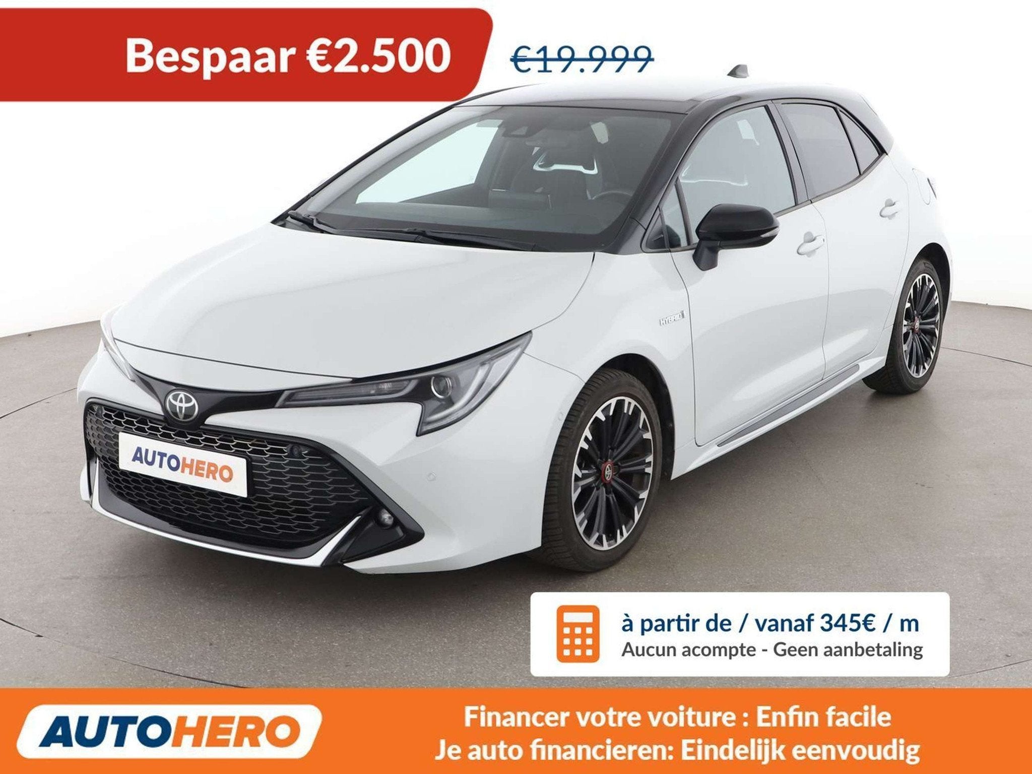 Toyota Corolla 1.8 Hybrid GR Sport (bj 2020, automaat), 122 pk, Gebruikt, 110 g/km, Corolla